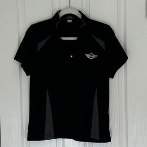 MINI Cooper black and gray Sz M racing shirt